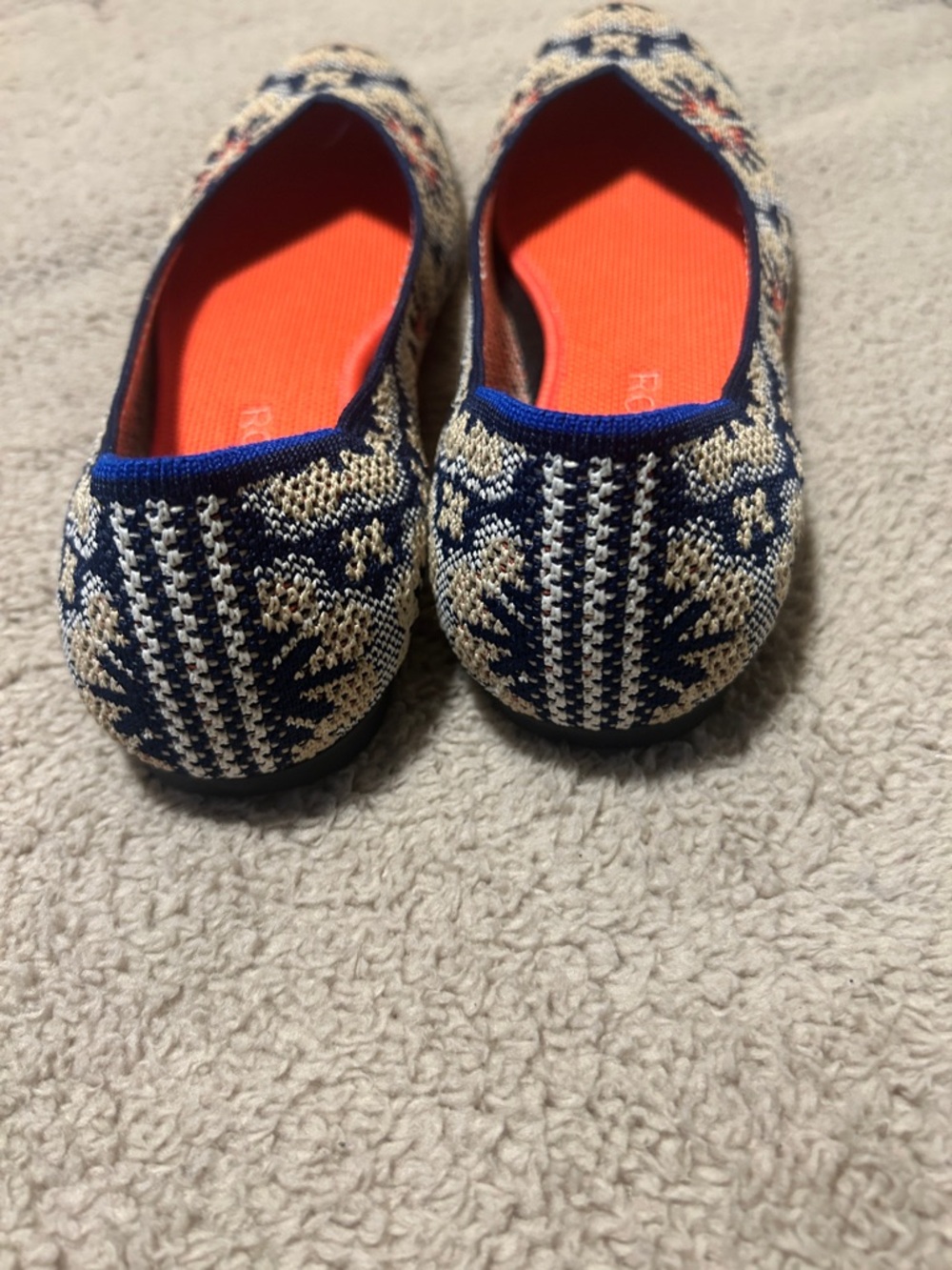 Retired Rothy’s the flat sapphire burst pattern size 9 - Picture 4 of 4